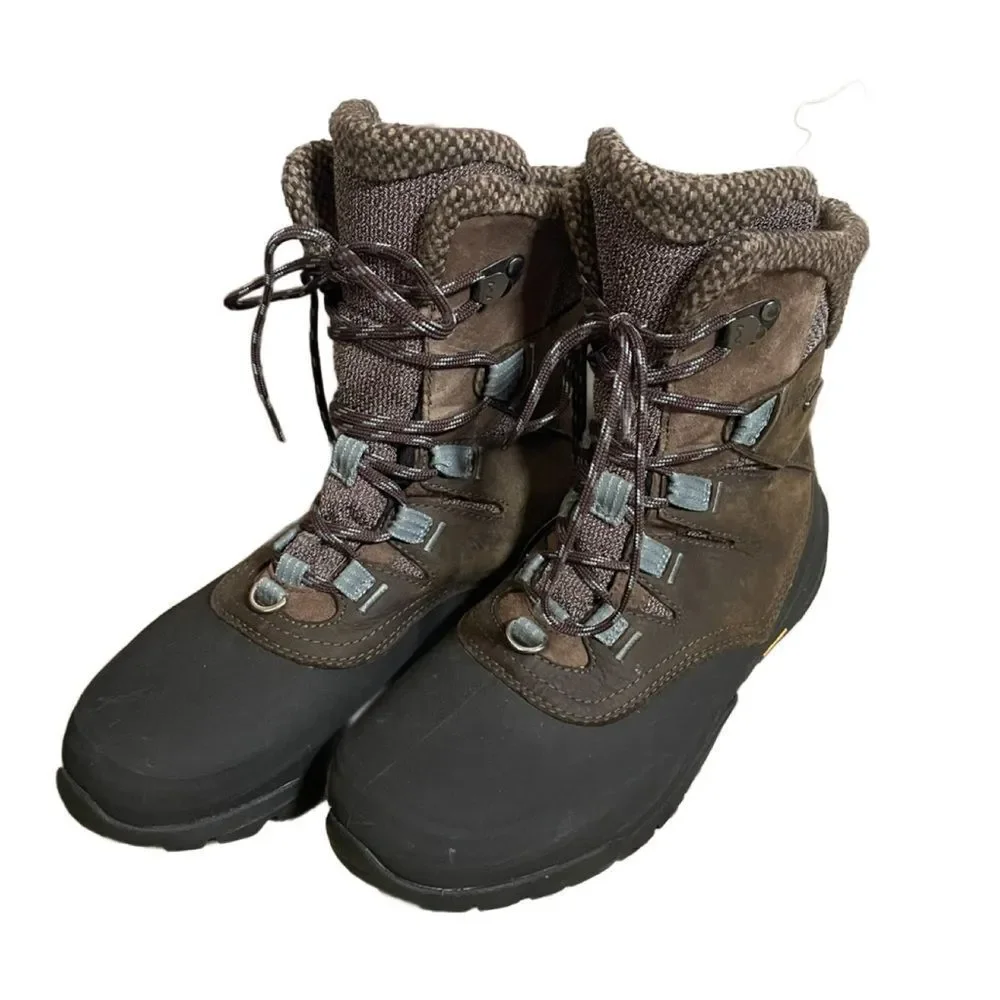Merrell Women’s Therma Aurora 2 Mid Shell Leather & Wool Winter Boots (Size: 8)